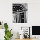 Architectur-Foto - Abandoned House Door Poster (Heimbüro)