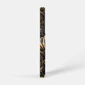 Architectural Art Deco | Black Gold Luxe -  Samsung Galaxy Hülle (Rechte Seite)