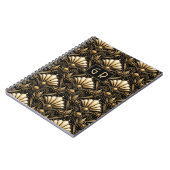 Architectural Art Deco | Custom Initials Notizblock (Linke Seite)