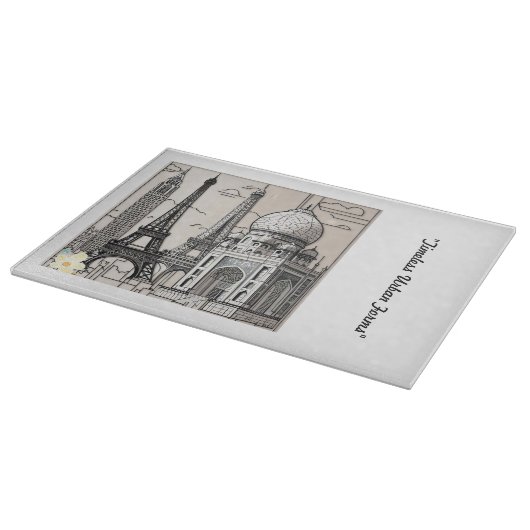 "Architectural Artistry" Schneidebrett (Ecke)