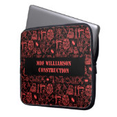 Architectural Blueprint Engineer Laptopschutzhülle (Vorderseite Links)