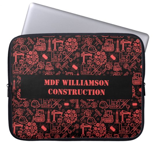 Architectural Blueprint Engineer Laptopschutzhülle (Vorderseite)