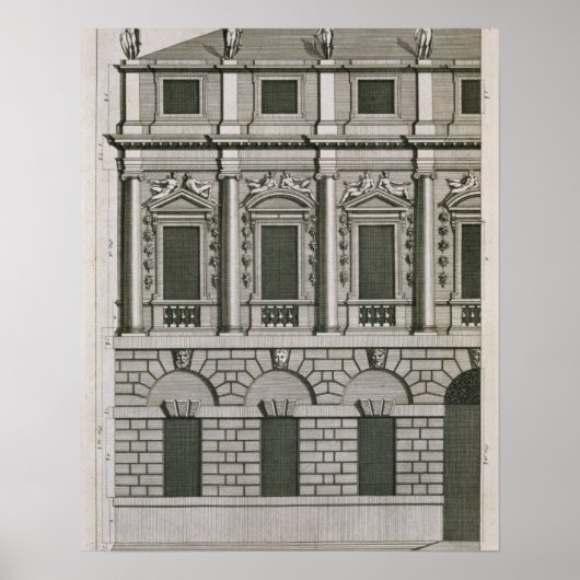 Architectural design demonstrating Palladian propo Poster (Vorne)
