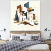 Architectural Form Study Leinwanddruck (Insitu (Schlafzimmer))