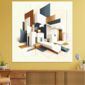 Architectural Form Study Leinwanddruck (Insitu (Wohnzimmer))