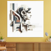 Architectural Line Profile Leinwanddruck (Insitu (Wohnzimmer))