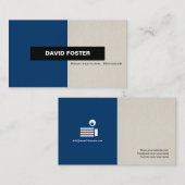 Architectural Manager - Einfach elegant Stilvoll Visitenkarte (Vorne/Hinten)