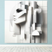Architectural Profile/ Architektonisches Profi Leinwanddruck (Insitu (Holzboden))