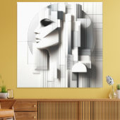 Architectural Profile/ Architektonisches Profi Leinwanddruck (Insitu (Wohnzimmer))