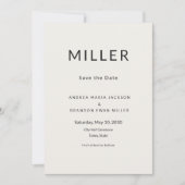 Architectural Save the Date Travel Card (Vorderseite)