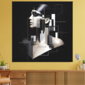 Architectural Sculpted Profile Leinwanddruck (Insitu (Wohnzimmer))