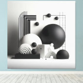 Architectural Silence Ensemble Leinwanddruck (Insitu (Holzboden))