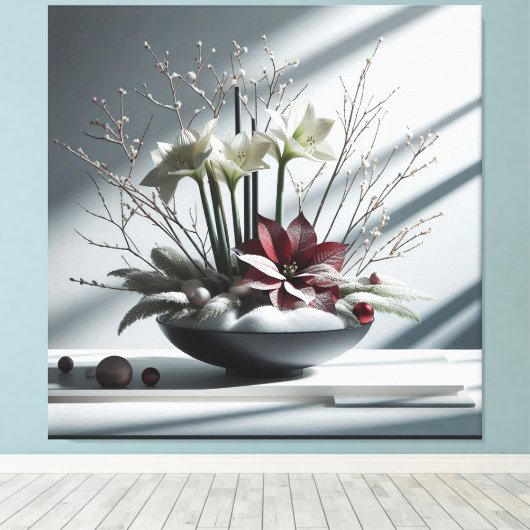 Architectural Winter  Leinwanddruck (Insitu (Holzboden))