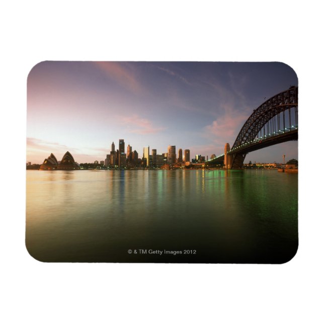 Architecture Australia Bridge Calm Cities City Magnet (Horizontal)