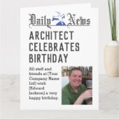 Architecture Birthday Card to Personalize Karte (Vorderseite)