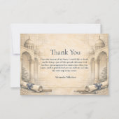 Architecture Drafting Tools Graduation Dankeskarte (Vorderseite)