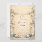 Architecture Drafting Tools Graduation Einladung (Vorderseite)