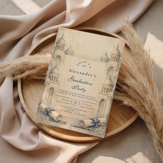 Architecture Drafting Tools Graduation Einladung