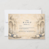 Architecture Drafting Tools Graduation RSVP Karte (Vorderseite)