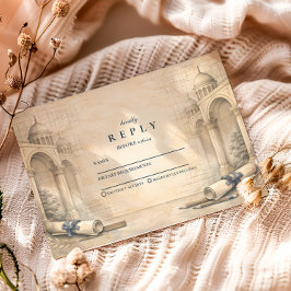 Architecture Drafting Tools Graduation RSVP Karte