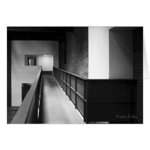 Architecture Fugue Blanche notelet / Karte