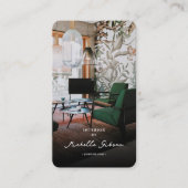 Architecture Interior Designer Consultant Modernes Visitenkarte (Vorderseite)