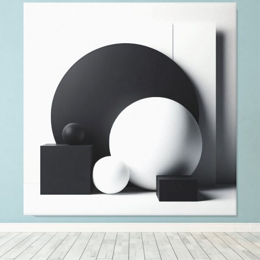 Architecture of Balanced Forms Leinwanddruck (Insitu (Holzboden))