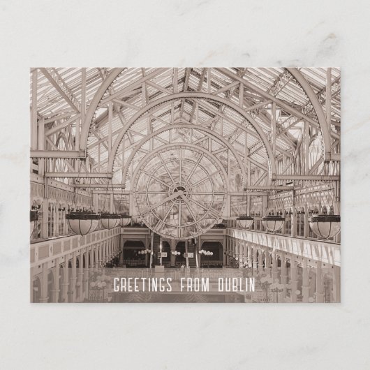 Architecture of Dublin Ireland Postkarte (Vorderseite)