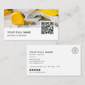 Architecture QR Code Logo Social Media Visitenkarte (Vorne/Hinten)