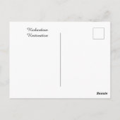 Architecture Restored Postkarte (Rückseite)