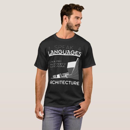 Architecture Shirt Funny Architect Gift T-Shirt (Vorne ganz)