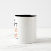 Architecture Student Drink und Entwurf Zweifarbige Tasse (Mittel)