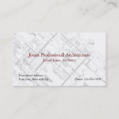 Architecture Zuhause Builder Business Card Visitenkarte (Vorderseite)