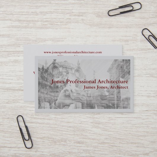 Architecture Zuhause Builder Business Card Visitenkarte (Vorderseite/Rückseite Beispiel)
