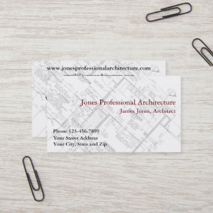 Architecture Zuhause Builder Business Card Visitenkarte