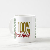 Architekt 100% echt kaffeetasse (Vorderseite Links)