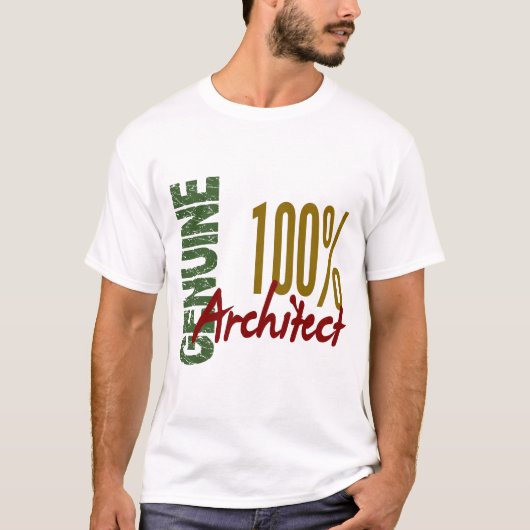 Architekt 100% echt T-Shirt (Vorderseite)