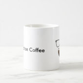 Architekt auf Kaffee-Logo-Tasse Kaffeetasse (Mittel)