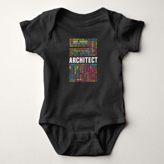 Architekt Baby Strampler (Vorderseite)
