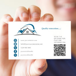 Architekt, Baumeister, Realtor, Baustelle Visitenkarte