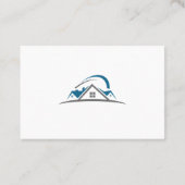 Architekt, Baumeister, Realtor, Baustelle Visitenkarte (Rückseite)