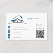 Architekt, Baumeister, Realtor, Baustelle Visitenkarte (Vorderseite)