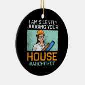 Architekt - Beurteilung Ihres Hauses Keramik Ornament (Rechts)