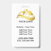 Architekt Contractor Lanyard Abzeichen - Siehe Rüc Ausweis (Rückseite)