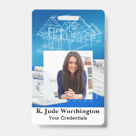 Architekt Contractor Lanyard Abzeichen - Siehe Rüc Ausweis