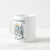 Architekt, der die Zukunft entwirft Kaffeetasse (Vorderseite Links)