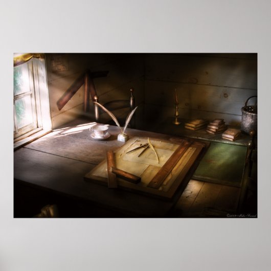 Architekt - Der Zeichentisch Poster (Vorne)