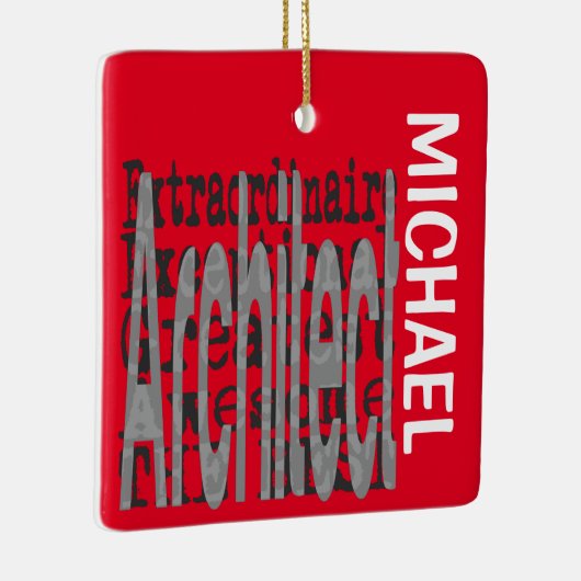 Architekt Extraordinaire CUSTOM Keramikornament (Rechts)