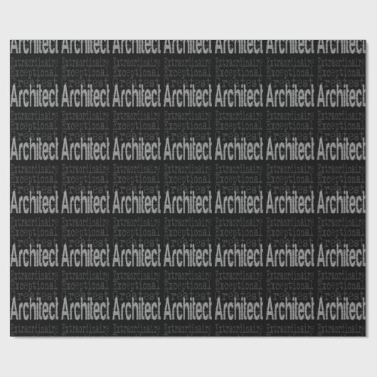 Architekt Extraordinaire Geschenkpapier (Flach)