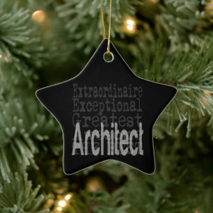 Architekt Extraordinaire Keramik Ornament